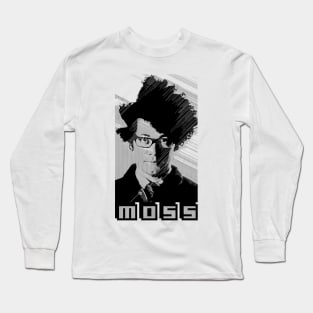 Moss IT Crowd Pixel Tribute Long Sleeve T-Shirt